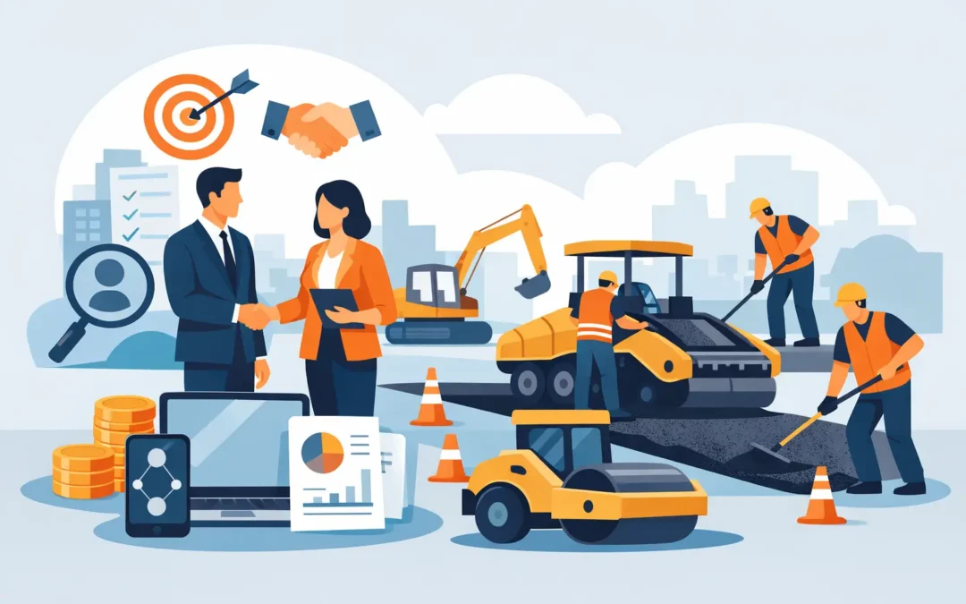 Cómo conseguir clientes comerciales pavimentación