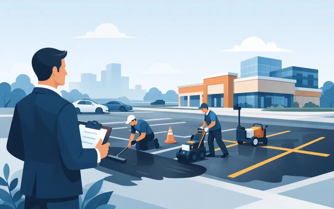 Cómo vender sellado de estacionamientos comerciales