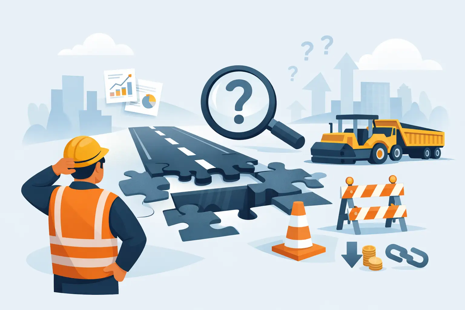 Por qué faltan leads de pavimentación